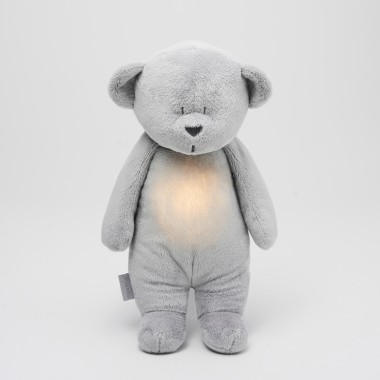 MOONIE 2.0 - SILVER THE HUMMING BEAR WITH LAMP