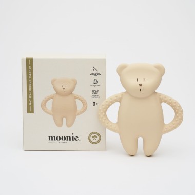 NATURAL RUBBER TEETHER - SAND