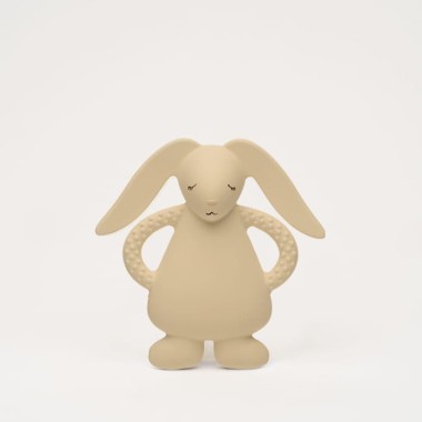 NATURAL RUBBER TEETHER - BUNNY SAND