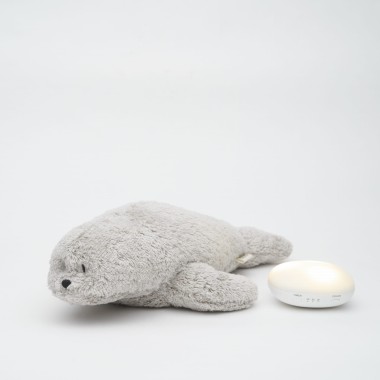 MOONIE SEAL GRAY -  ORGANIC HUMMING SEAL WITH A LAMP (1)