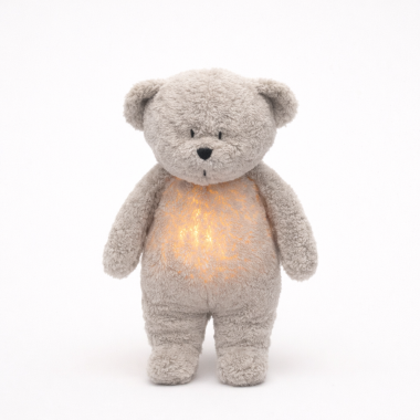 MOONIE 2.0 - GRAY THE ORGANIC HUMMING BEAR WITH LAMP